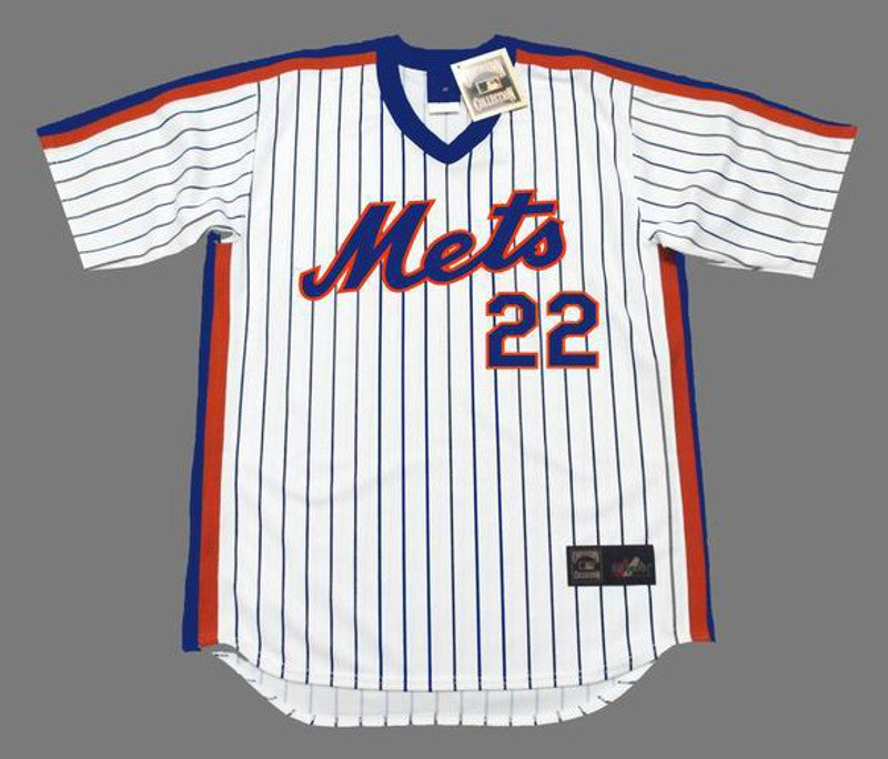 KM NYM 1987 Cooperstown Home Baseball Stitched Jersey, Vintage Baseball Jersey, Retro Sewn Jersey