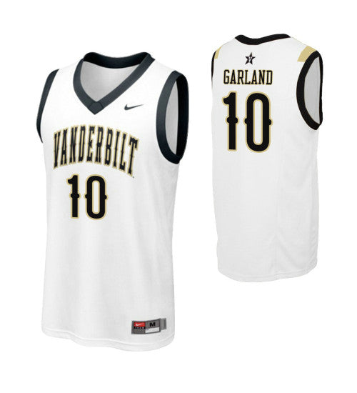 Vanderbilt Commodores Darius Garland College Basketball Jersey White retro stitched fan jersey RTJ7290 image 1
