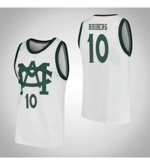 Michigan State Spartans 10 Jack Hoiberg Vault Mac College Basketball Jersey White retro stitched fan jersey RTJ3953