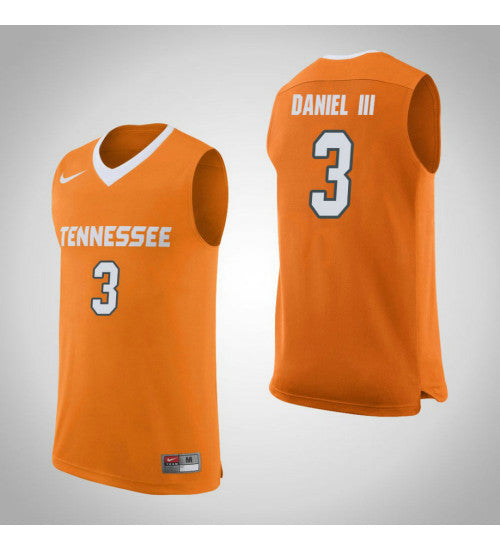 Tennessee Volunteers 3 James Daniel Iii College Basketball Jersey Orange retro stitched fan jersey RTJ7872 image 1
