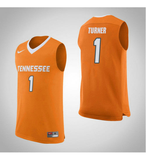 Tennessee Volunteers 1 Lamonte Turner College Basketball Jersey Orange retro stitched fan jersey RTJ7911 image 1