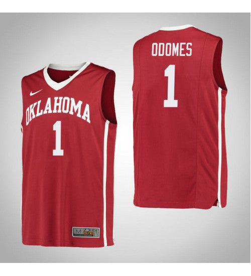 Oklahoma Sooners 1 Rashard Odomes College Basketball Jersey Red retro stitched fan jersey RTJ2785 image 1