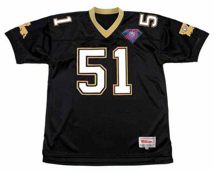 New Orleans Saints Sam Mills 1994 Home Throwback Football Jersey product image