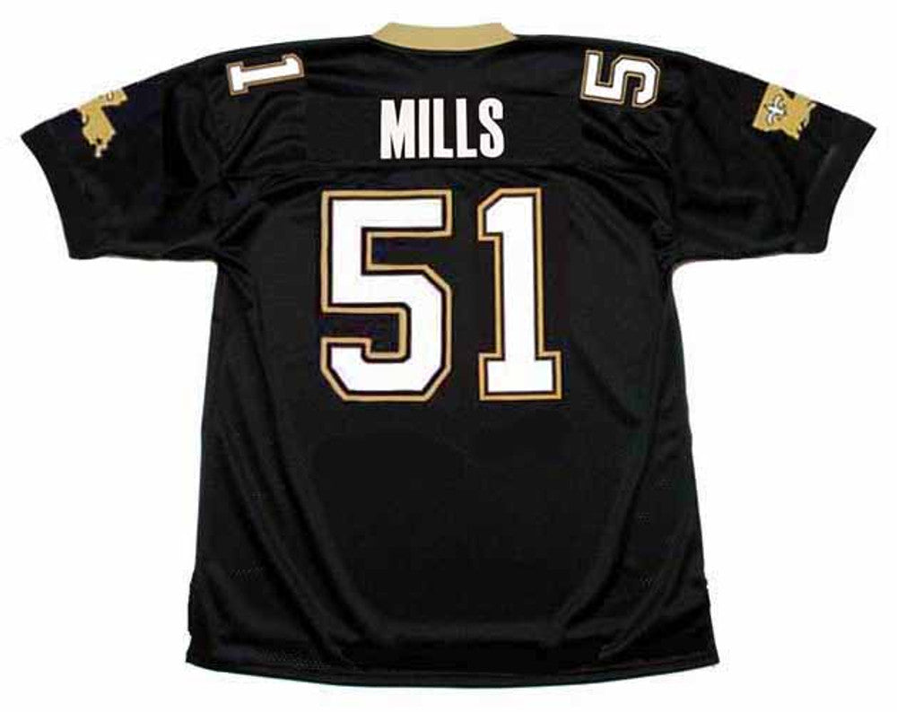 New Orleans Saints Sam Mills 1994 Home Throwback Football Jersey product image