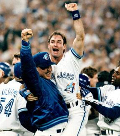 Vintage Baseball Jersey 1993 Home Stitched Vintage Blue Jersey product image