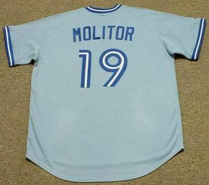 Vintage Baseball Jersey Away Cooperstown Throwback Stitched Vintage Blue Jersey product image