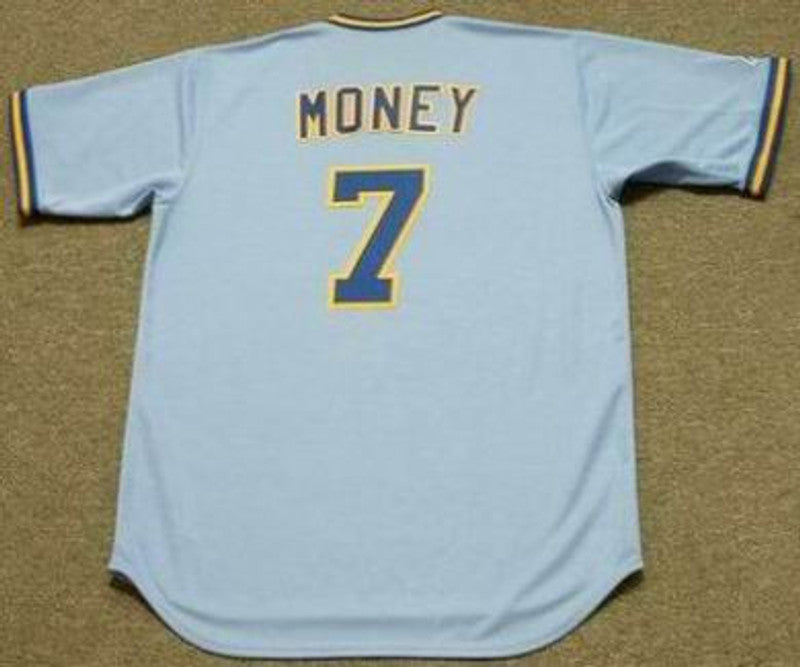 Don Money Milwaukee Brewers 1975 Baseball jersey retro stitched fan gear RTJ01109