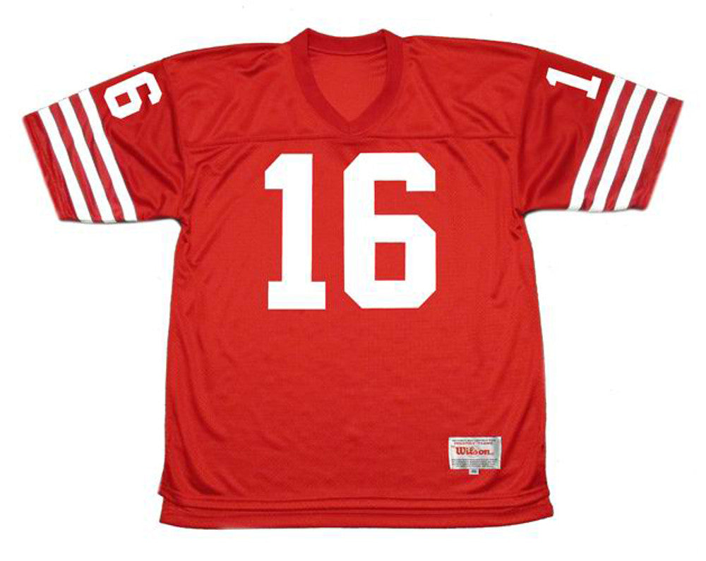 JOMO SF 49ers 1989 Throwback Home Football Jersey, Retro Stitched Jersey