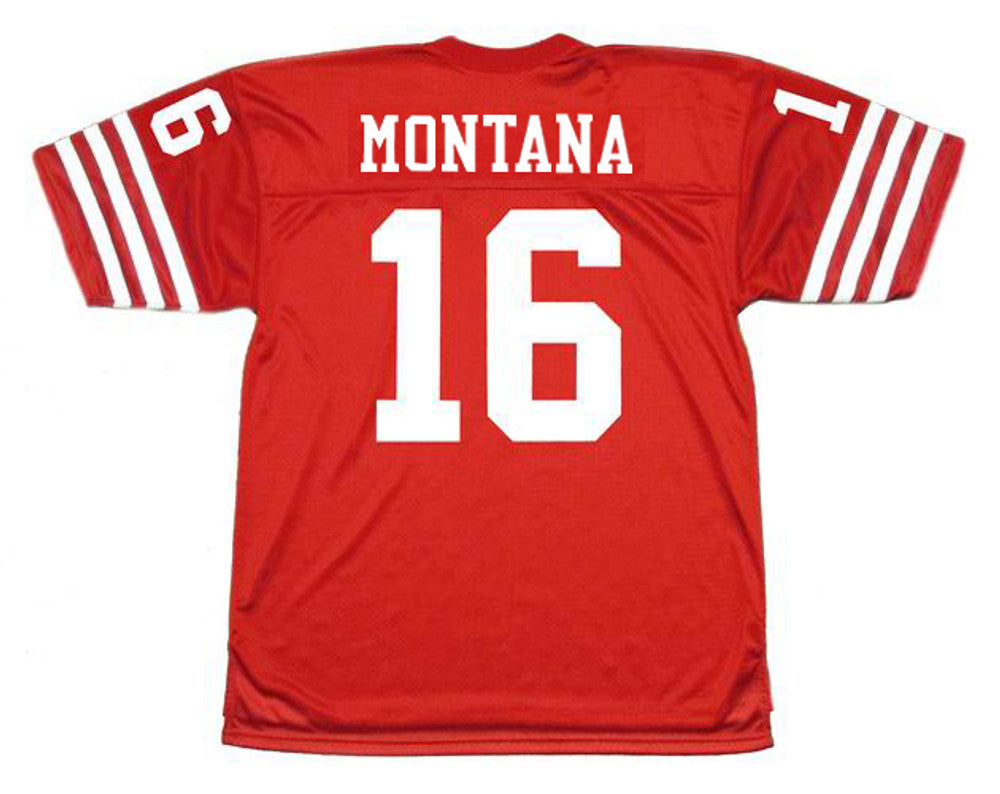 JOMO SF 49ers 1989 Throwback Home Football Jersey, Retro Stitched Jersey
