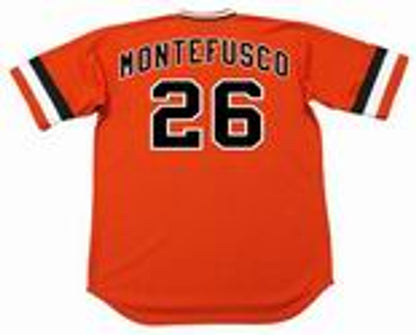 John Montefusco San Francisco Giants 1978 Baseball jersey retro stitched fan gear RTJ00412