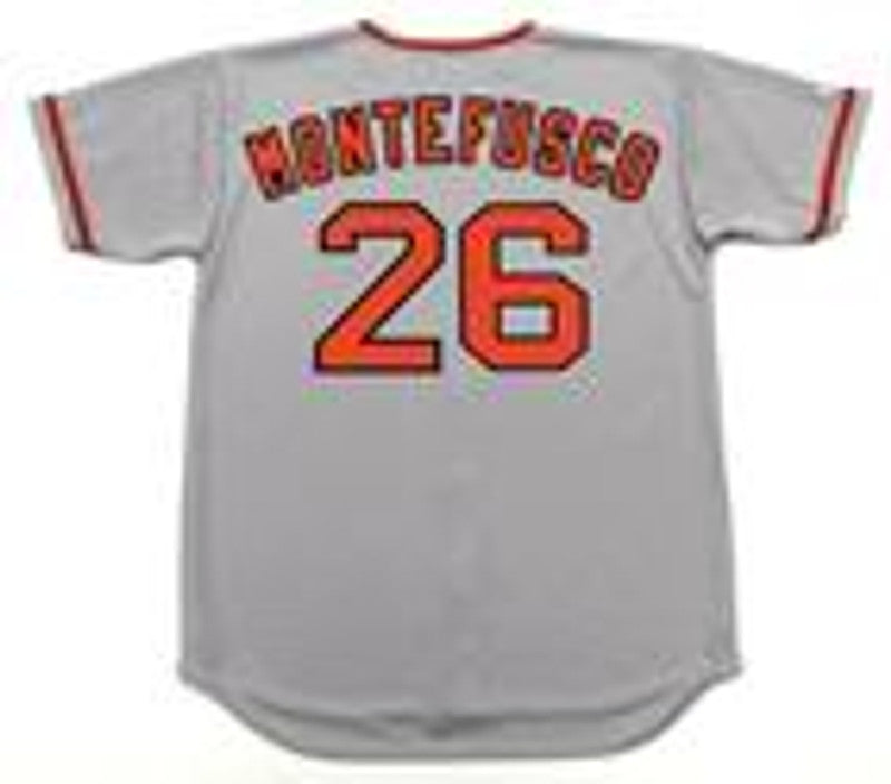 JM SFG 1976 Cooperstown Away Stitched Jersey, Vintage Baseball Jersey, Retro Sewn Jersey