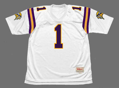 Minnesota Vikings Warren Moon 1996 Away Throwback Football Jersey product image