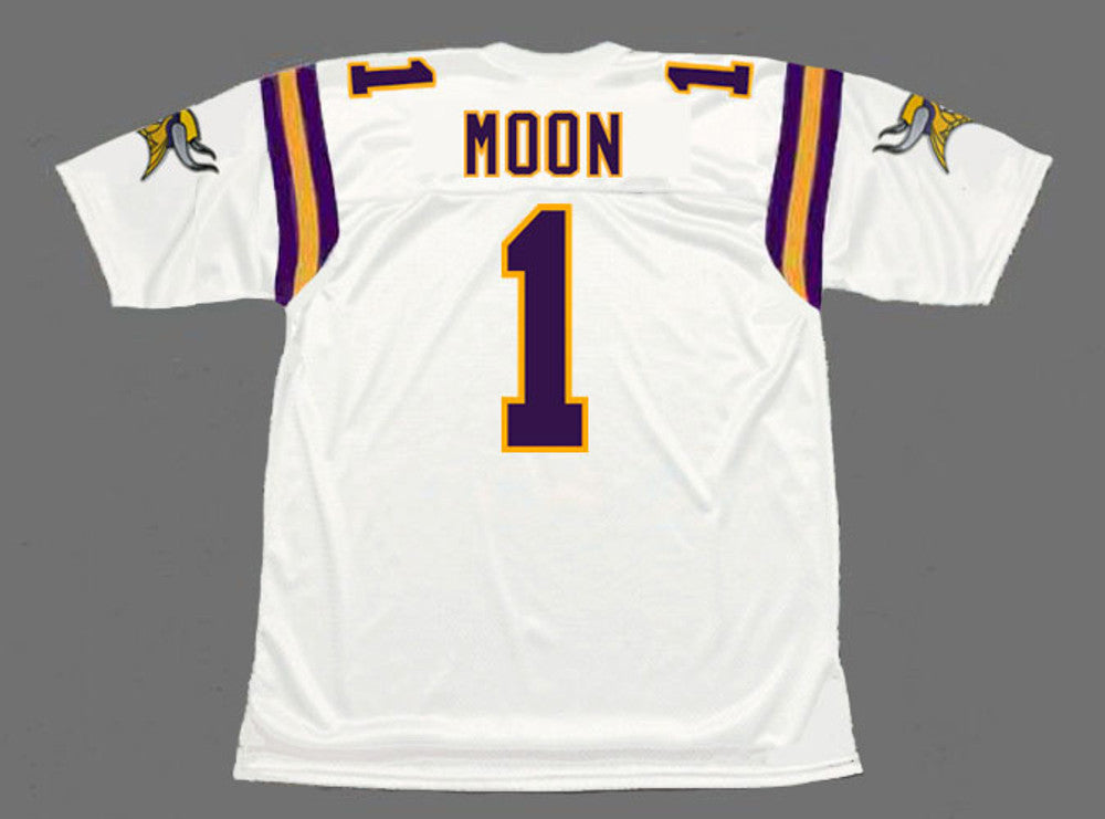Minnesota Vikings Warren Moon 1996 Away Throwback Football Jersey product image