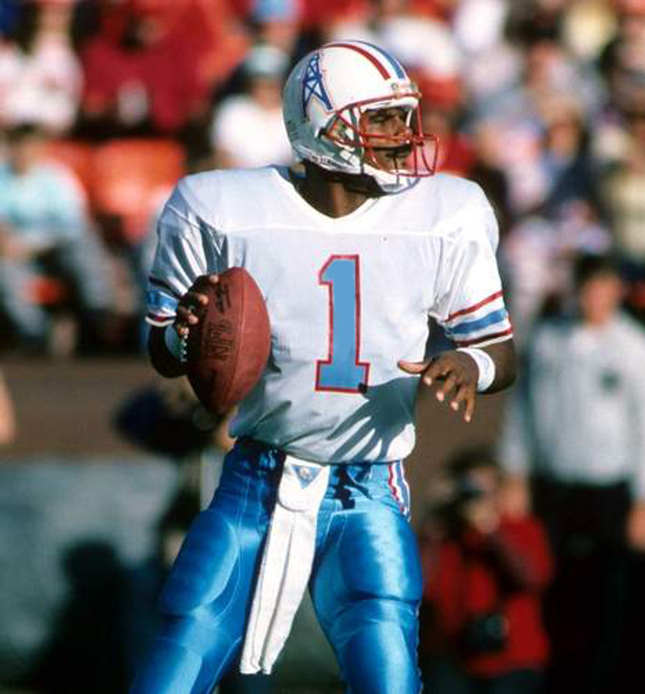 Houston Oilers Warren Moon 1988 Throwback Football Jersey product image