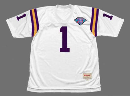 Minnesota Vikings Warren Moon 1994 Away Throwback Football Jersey product image