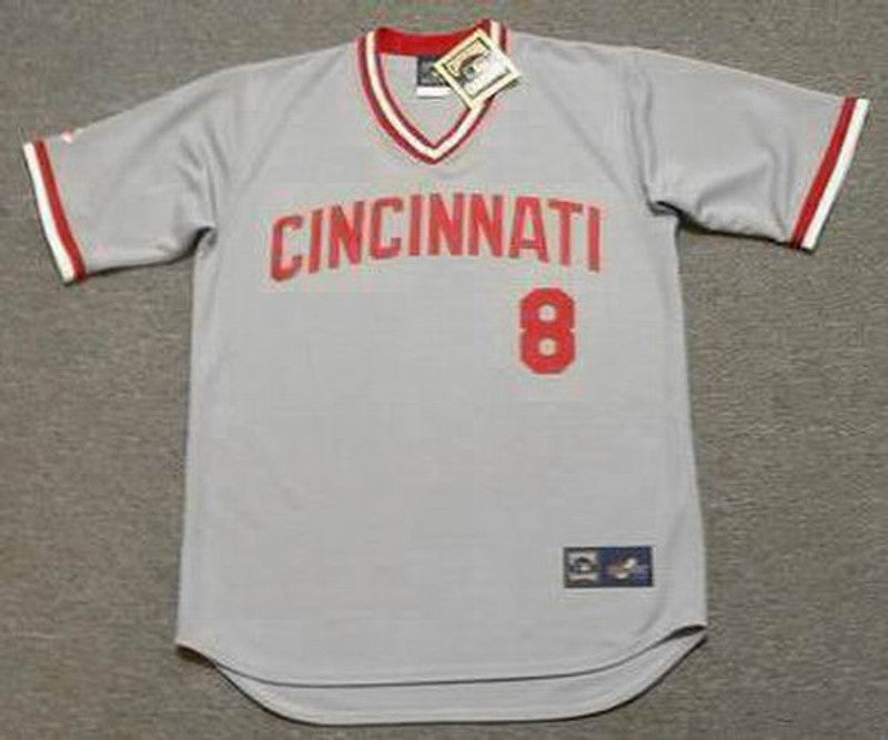 JM CR 1975 Cooperstown Away Baseball Stitched Jersey, Vintage Baseball Jersey, Retro Sewn Jersey