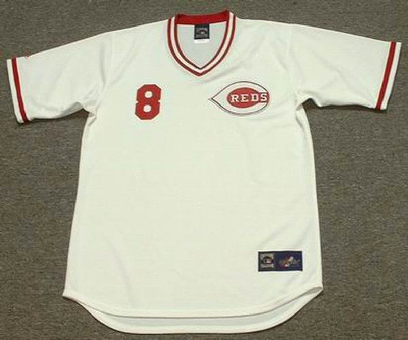 JM CR 1975 Cooperstown Home Baseball Stitched Jersey, Vintage Baseball Jersey, Retro Sewn Jersey