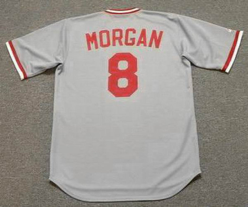 Joe Morgan Cincinnati Reds 1975 Baseball jersey retro stitched fan gear RTJ00475