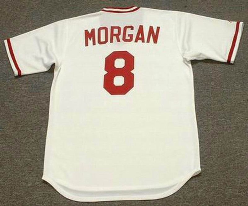 Joe Morgan Cincinnati Reds 1975 Baseball jersey retro stitched fan gear RTJ00474