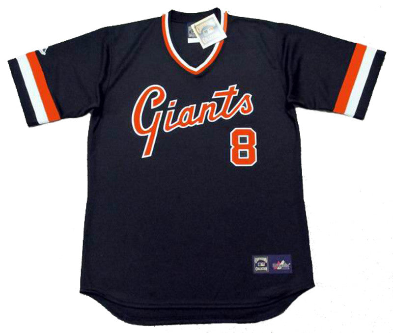 JM SFG 1982 Cooperstown Away Baseball Stitched Jersey, Vintage Baseball Jersey, Retro Sewn Jersey