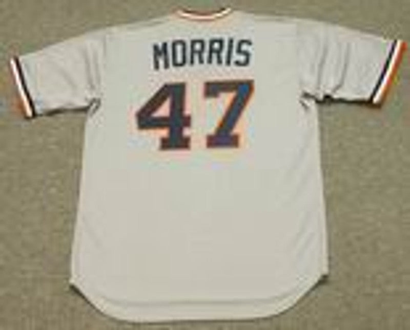 JM DT 1984 Cooperstown Throwback Away Baseball Stitched Jersey, Vintage Baseball Jersey, Retro Sewn Jersey
