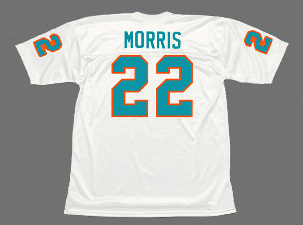 Miami Dolphins Mercury Morris 1972 Throwback Football Jersey product image