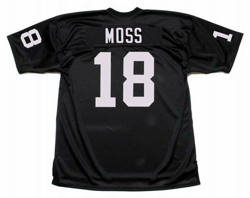 Oakland Raiders Randy Moss 2005 Home Throwback Football Jersey product image