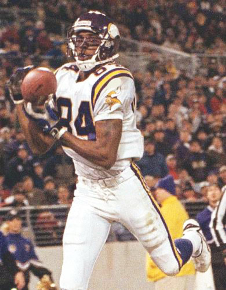 Minnesota Vikings Randy Moss 2003 Away Throwback Football Jersey product image