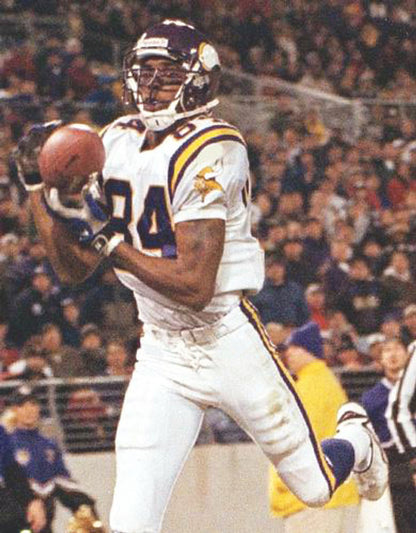 Minnesota Vikings Randy Moss 2003 Away Throwback Football Jersey product image