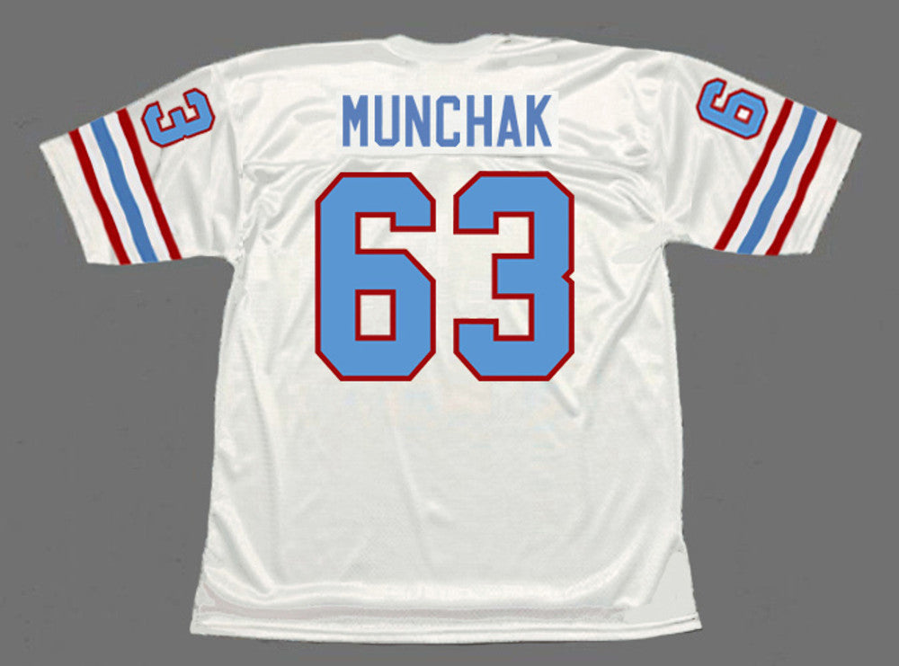 Houston Oilers Mike Munchak 1988 Throwback Football Jersey product image