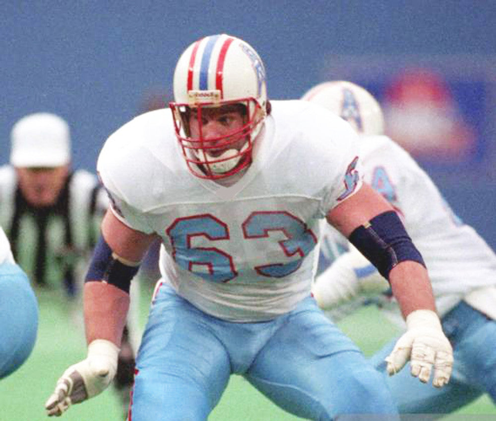 Houston Oilers Mike Munchak 1988 Throwback Football Jersey product image