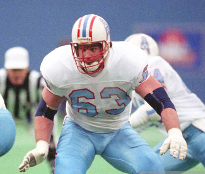 Houston Oilers Mike Munchak 1988 Throwback Football Jersey product image