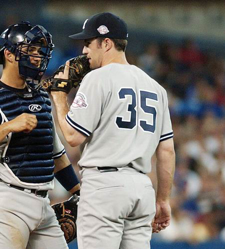 MM NYY 2003 Away Throwback Baseball Stitched Jersey, Vintage Baseball Jersey, Retro Sewn Jersey