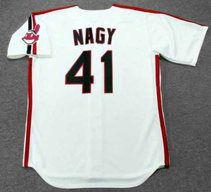 Charles Nagy Cleveland Indians 1992 Baseball jersey retro stitched fan gear RTJ01496