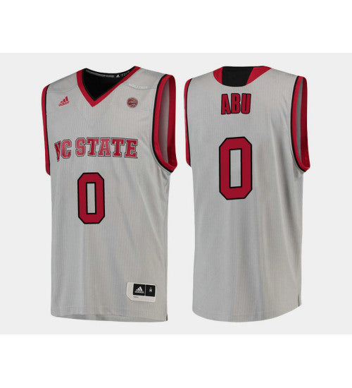 Nc State Wolfpack 0 Abdul Malik Abu White Home College Basketball Jersey retro stitched fan jersey RTJ3347 image 1