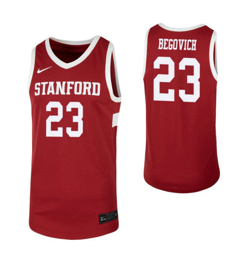 Neal Begovich College Basketball Jersey Cardinal Stanford Cardinal retro stitched fan jersey RTJ3295 image 1