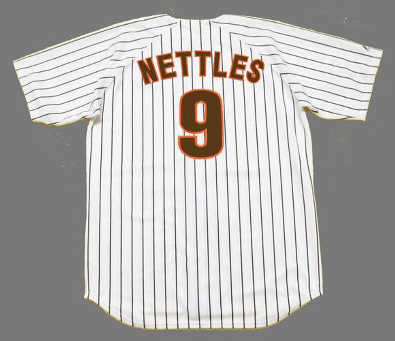 GN SDP 1986 Cooperstown Throwback Home Stitched Jersey, Vintage Baseball Jersey, Retro Sewn Jersey