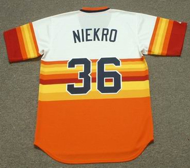 Joe Niekro Houston Astros 1980 Baseball jersey retro stitched fan gear RTJ00465