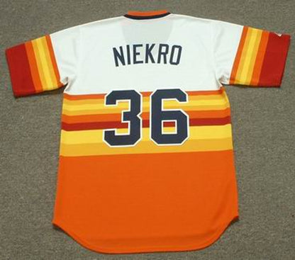 Joe Niekro Houston Astros 1980 Baseball jersey retro stitched fan gear RTJ00465