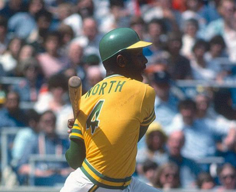 Bill North Oakland Athletics 1974 Baseball jersey retro stitched fan gear RTJ01759