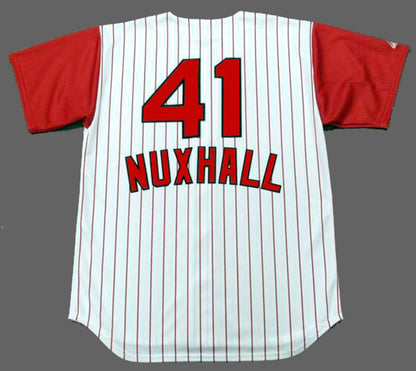 Joe Nuxhall Cincinnati Reds 1960s Baseball jersey retro stitched fan gear RTJ00463