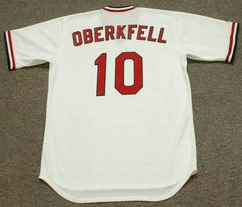 KO SLC 1982 Cooperstown Home Baseball Stitched Jersey, Vintage Baseball Jersey, Retro Sewn Jersey