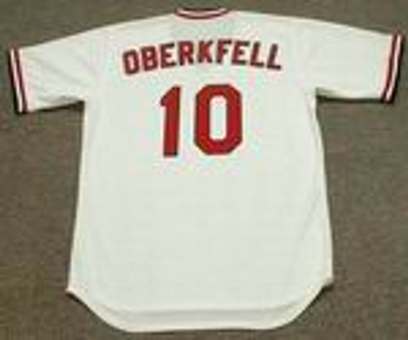 KO SLC 1982 Cooperstown Home Baseball Stitched Jersey, Vintage Baseball Jersey, Retro Sewn Jersey