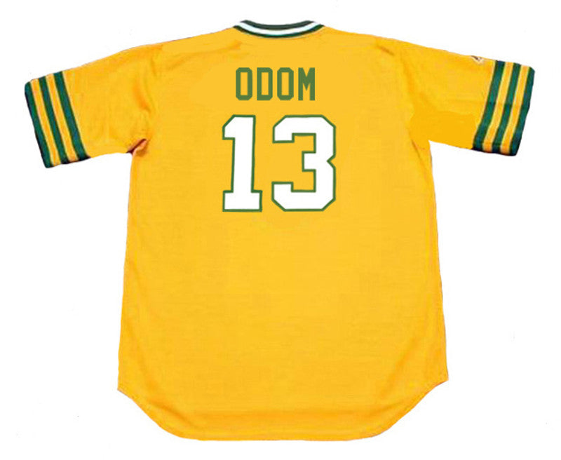 John Blue Moon Odom Oakland Athletics 1972 Baseball jersey retro stitched fan gear RTJ00437