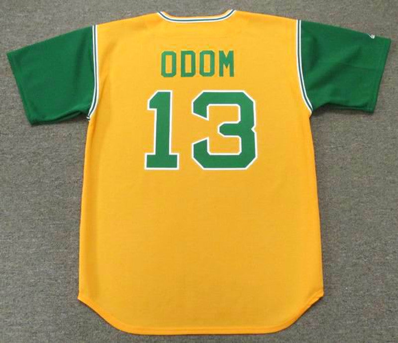 John Blue Moon Odom Oakland Athletics 1969 Baseball jersey retro stitched fan gear RTJ00438