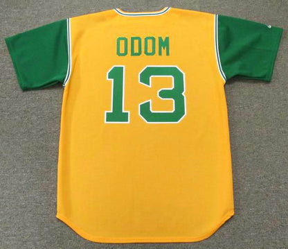 John Blue Moon Odom Oakland Athletics 1969 Baseball jersey retro stitched fan gear RTJ00438