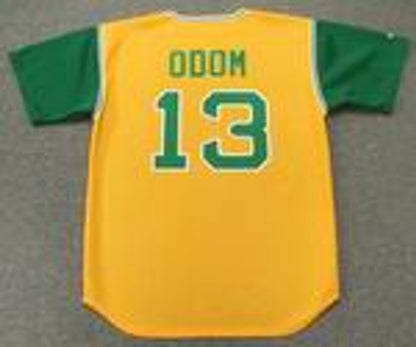 John Blue Moon Odom Oakland Athletics 1969 Baseball jersey retro stitched fan gear RTJ00438