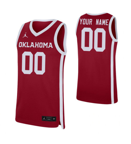 Oklahoma Sooners Custom Jersey Crimson retro stitched fan jersey RTJ8501 image 1