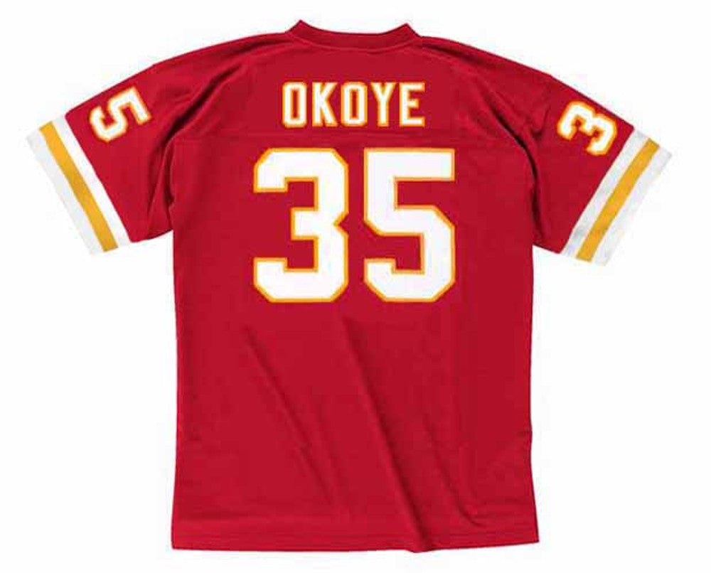 Kansas City Chiefs Christian Okoye 1989 Home Throwback Football Jersey product image