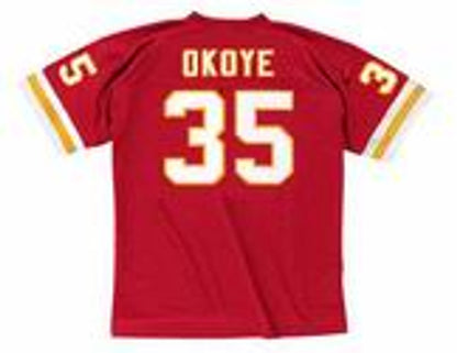 Kansas City Chiefs Christian Okoye 1989 Home Throwback Football Jersey product image